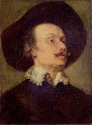 Anthony Van Dyck Bildnis des Schlachtenmalers Pieter Snayers oil painting artist